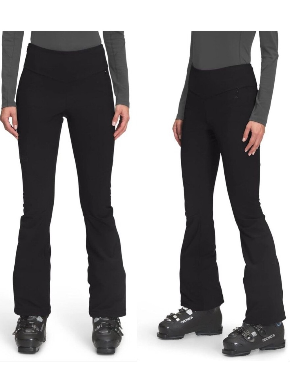 🖤 The North Face WindWall Ski Snowboard Pants Size Medium Black Fleece Lined